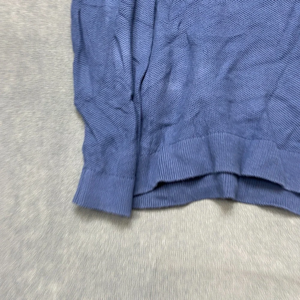Banana Republic Sweater Men 2XL Blue Texture Knit Comfort Minimalist Casual Wear